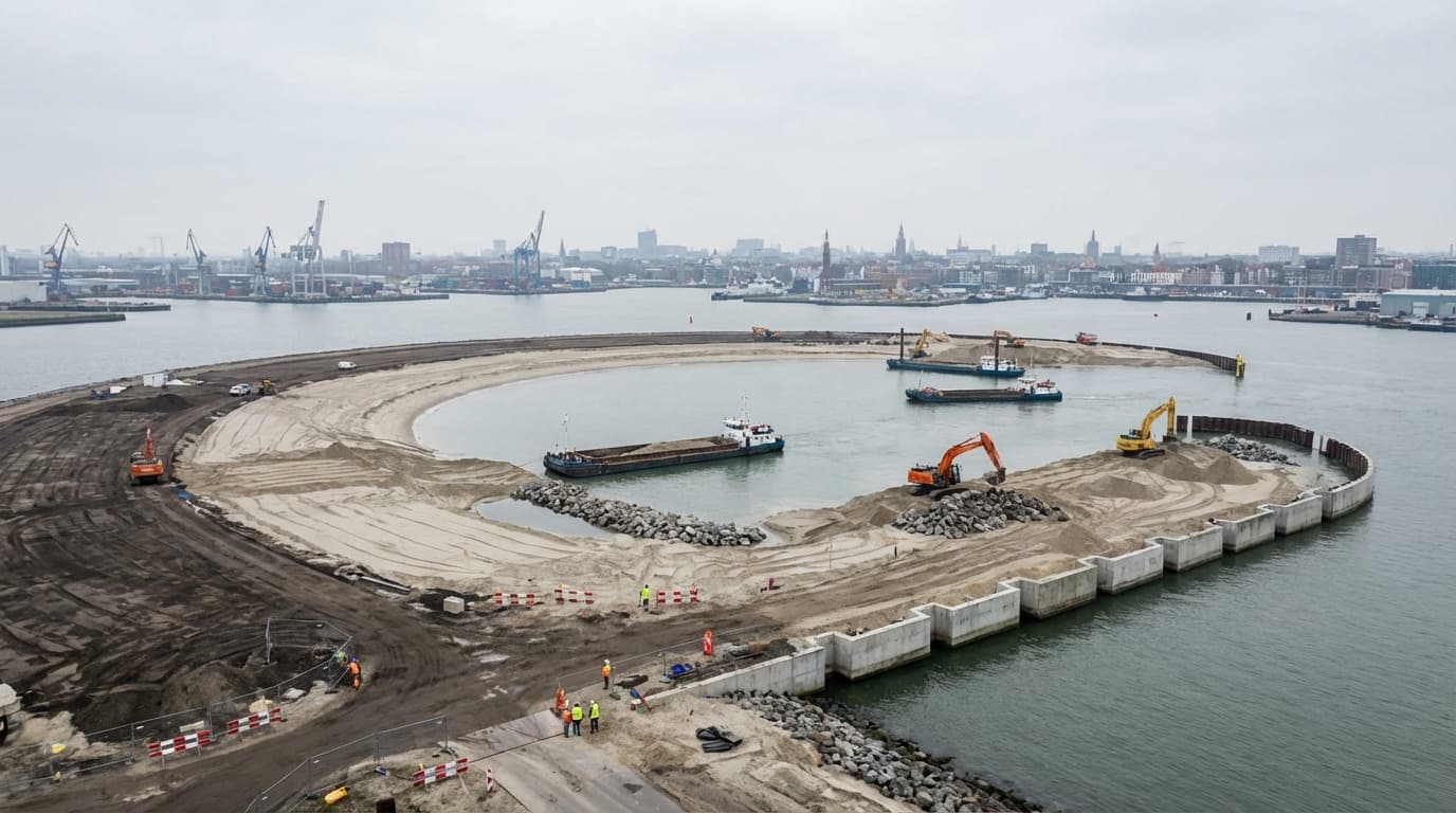 Lynetteholm når 90 procent: Kunstig ø tager form