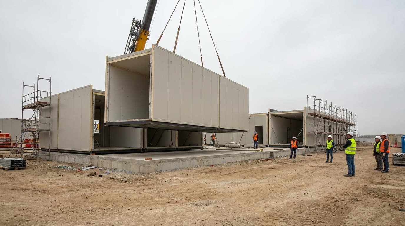 Fabrikbygget hus halverer byggetiden uden fejl og spild