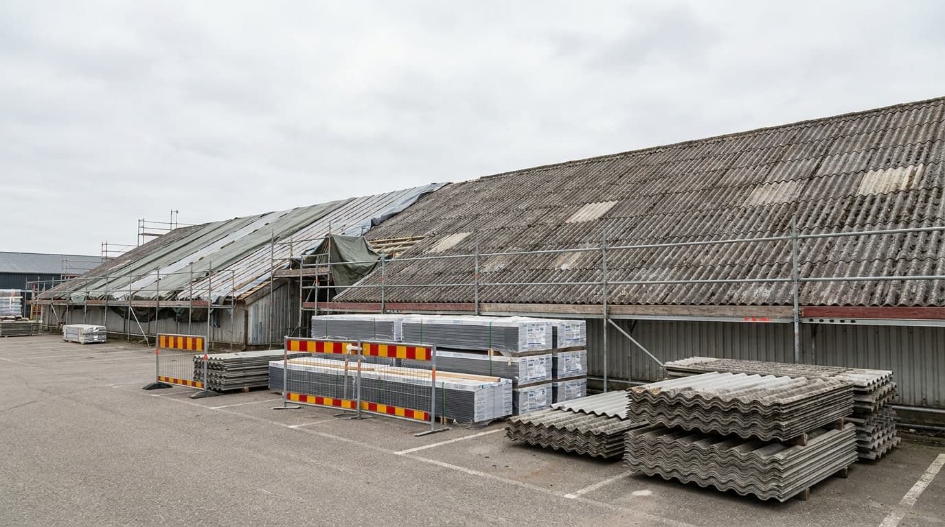 Asbesttag må snart ikke vedligeholdes – sådan håndterer du det