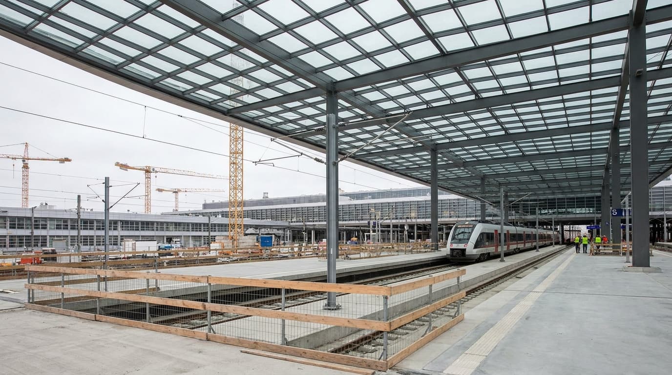 Lufthavnens station udvides - nye perron åbner mandag