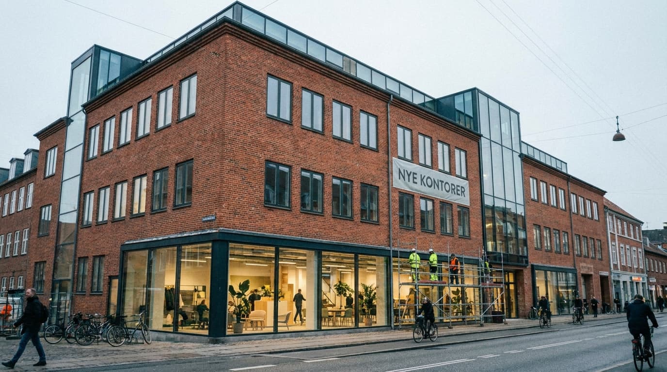 Odense får liv i tomme kontorer efter massiv stigning
