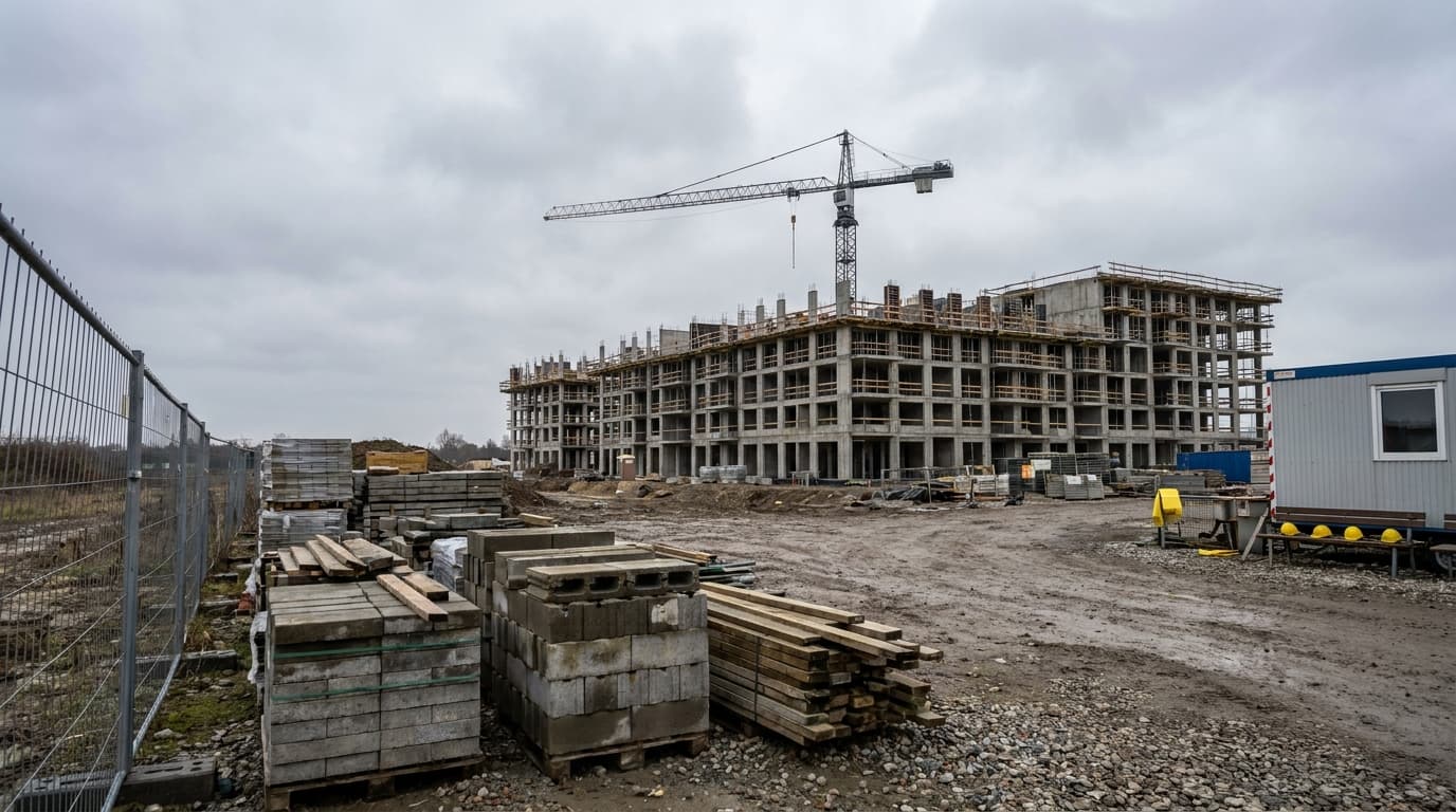 Byggeaktiviteten falder i 2026 - især boligerne rammer hårdt