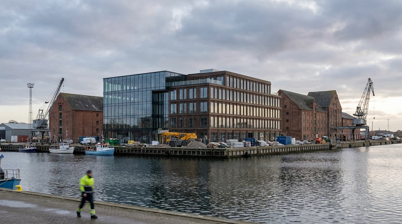 RealDania: Nakskov fejrer sit helt store comeback med ny havnebygning