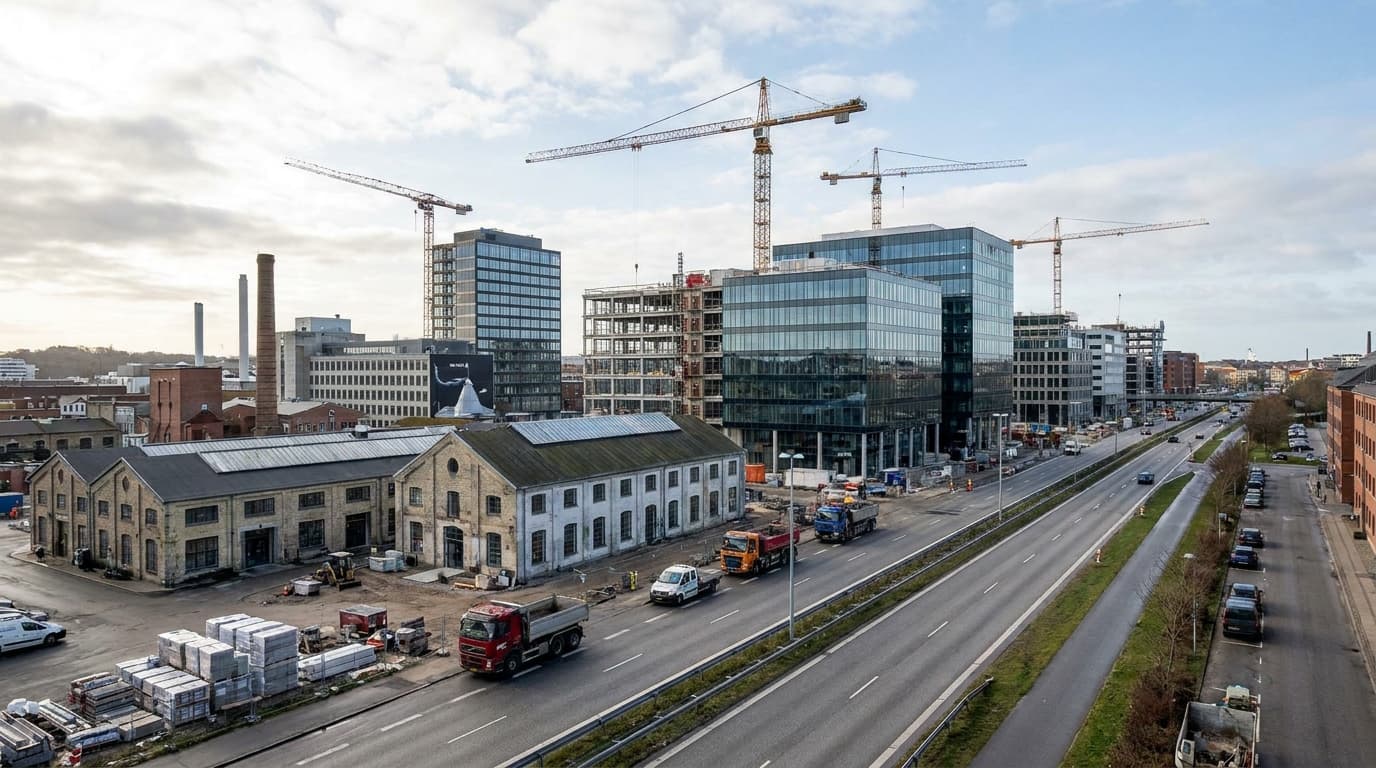 Hussalget falder på landsplan - men Østjylland buldrer frem