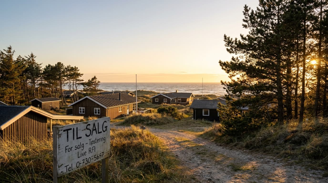 Sommerhuspriserne stiger 9,6% på årsplan