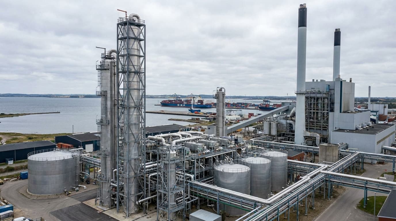 NCC fuldfører Danmarks første CO2-fangstanlæg på Asnæsværket