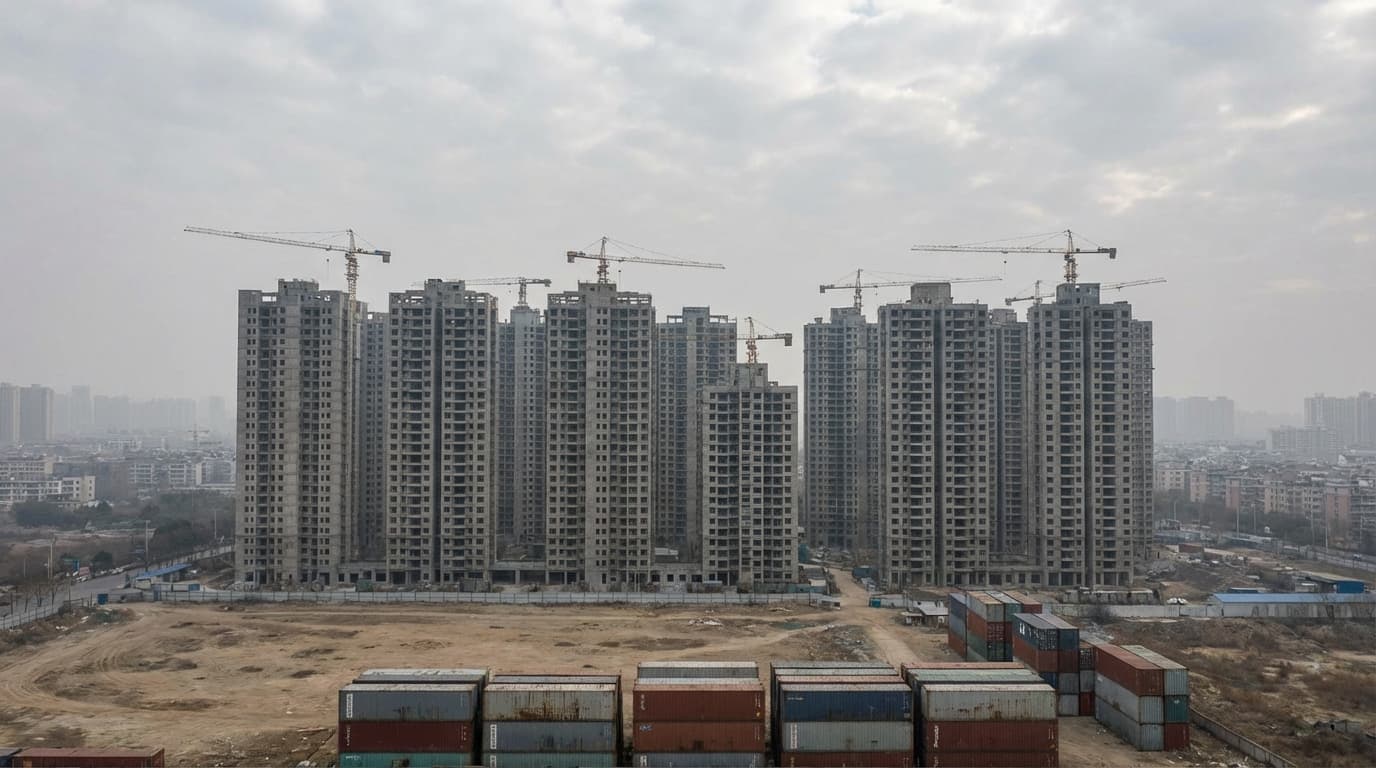 Kinas ejendomskrise sender chokbølger gennem global økonomi